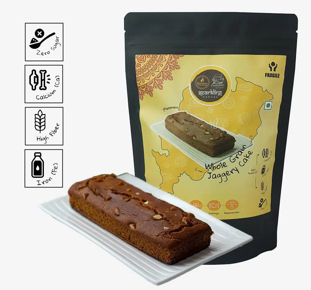 Wholegrain Jaggery Cake