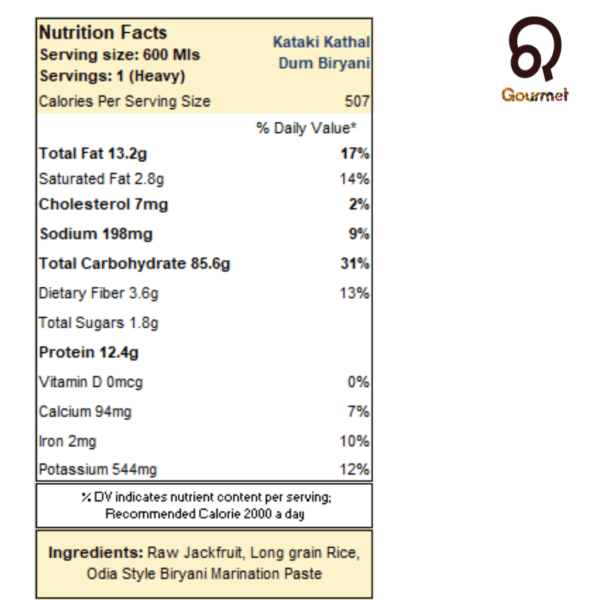 Cuttacki Kathal Biryani